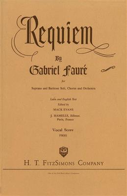 Gabriel Fauré: Requiem: Gesang Solo