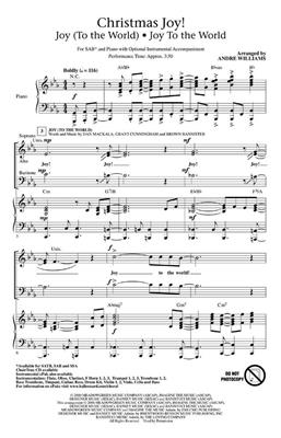 Christmas Joy! (SAB): (Arr. Andre Williams): Gemischter Chor mit Klavier/Orgel