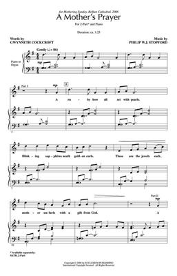 Philip W. J. Stopford: A Mother's Prayer: Frauenchor mit Klavier/Orgel