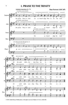 Dan Forrest: Te Deum: Gemischter Chor mit Begleitung