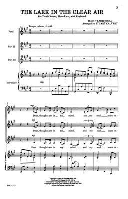 The Lark In The Clear Air: (Arr. Stuart Calvert): Frauenchor mit Klavier/Orgel