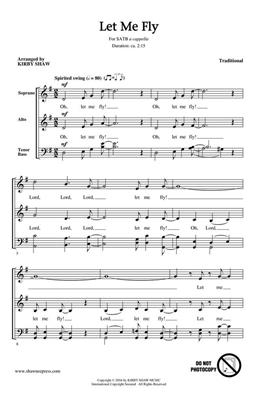Let Me Fly: (Arr. Kirby Shaw): Gemischter Chor A cappella