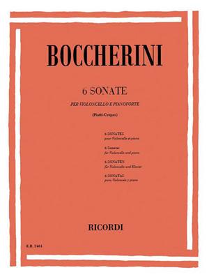 Luigi Boccherini: 6 Sonatas: Cello mit Begleitung