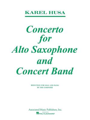 Karel Husa: Concerto for Alto Saxophone and Concert Band: Altsaxophon mit Begleitung