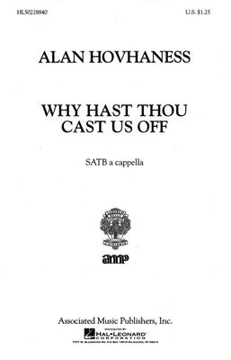 Alan Hovhaness: Why Hast Thou Cast Us Off Motet A Cappella: Gemischter Chor mit Begleitung