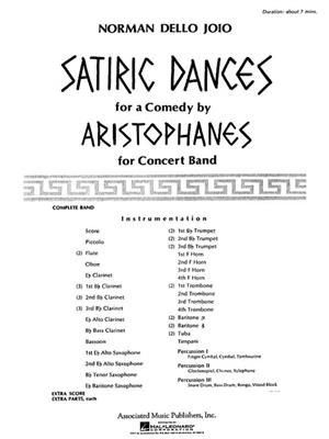 N Dello Joio: Satiric Dances Concert Band Full Score: Blasorchester