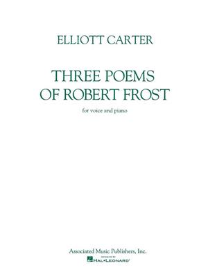 Three Poems Of Robert Frost: Gesang mit Klavier