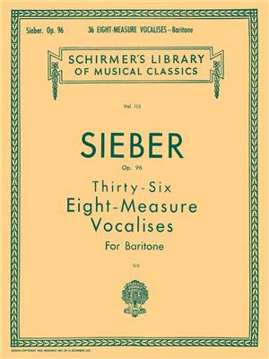 F. Sieber: 36 Eight-Measure Vocalises, Op. 96: Gesang Solo