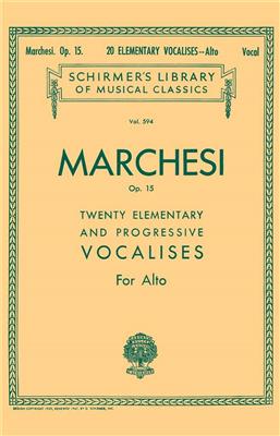 20 Elementary and Progressive Vocalises, Op. 15