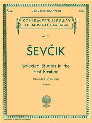 Otakar Sevcik: Selected Studies in the First Position: Viola Solo