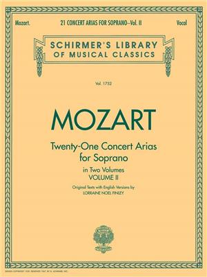 Wolfgang Amadeus Mozart: 21 Concert Arias for Soprano - Volume II: Gesang mit Klavier