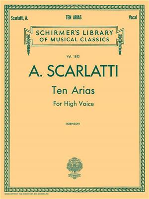 Alessandro Scarlatti: 10 Arias: Gesang mit Klavier