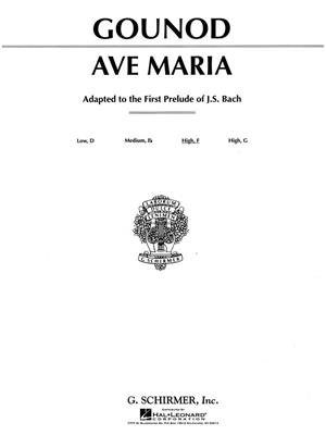 Charles Gounod: Ave Maria: Gesang mit Klavier