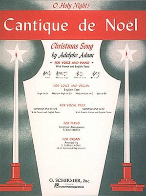 Adolphe Charles Adam: Cantique de Noel (O Holy Night): Gesang mit Klavier