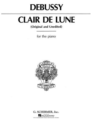 Claude Debussy: Clair de Lune: Klavier Solo
