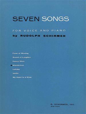 Rudolph Schirmer: Wanderlust Vo/Pno 7 Songs: Gemischter Chor mit Klavier/Orgel