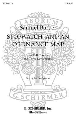 Samuel Barber: Stopwatch And An Ordinance Map 3 Tympani: Männerchor mit Begleitung