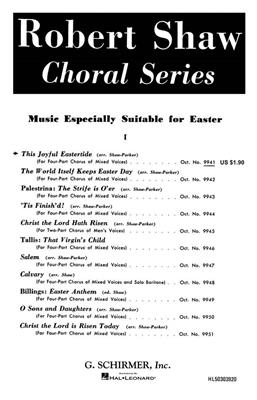 Traditional: This Joyful Eastertide: (Arr. Alice Parker): Gemischter Chor A cappella