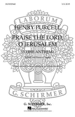 Henry Purcell: Praise The Lord, O Jerusalem: (Arr. W Herrmann): Gemischter Chor mit Begleitung