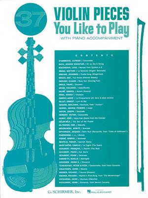 37 Violin Pieces You Like To Play: Violine mit Begleitung