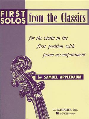 First Solos from the Classics: Violine mit Begleitung