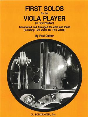 First Solos for the Viola Player: Viola mit Begleitung