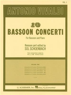 Antonio Vivaldi: 10 Bassoon Concerti, Vol. 1: Fagott mit Begleitung