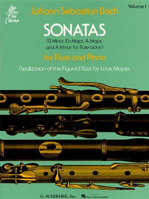 Johann Sebastian Bach: Sonatas for Flute and Piano, Vol. 1: (Arr. Louis Moyse): Flöte mit Begleitung
