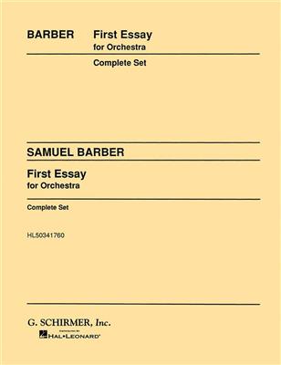 Samuel Barber: First Essay for Orchestra: Orchester