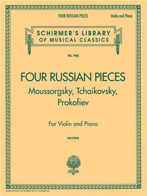 Four Russian Pieces: Violine mit Begleitung