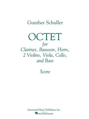 Gunther Schuller: Octet: Kammerensemble