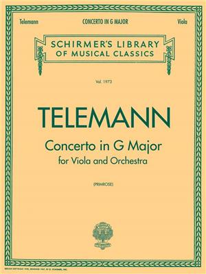 Georg Philipp Telemann: Concerto in G: Viola mit Begleitung
