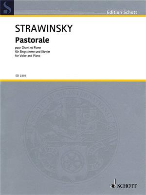 Igor Stravinsky: Pastorale: Gesang mit Klavier
