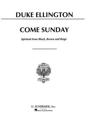 Come Sunday: Gesang mit Klavier