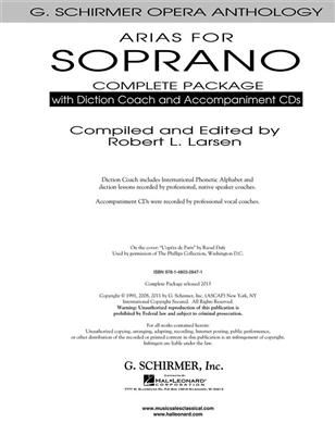 Arias for Soprano - Complete Package: Gesang Solo