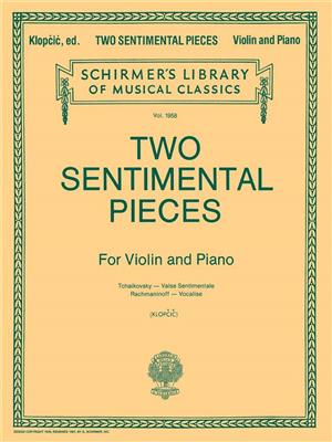 2 Sentimental Pieces: Violine mit Begleitung