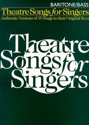 Theatre Songs For Singers: Gesang mit Klavier