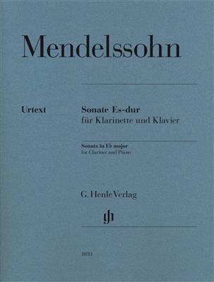 Felix Mendelssohn Bartholdy: Sonate Es-dur für Klarinette und Klavier: Klarinette mit Begleitung