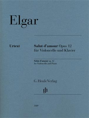 Edward Elgar: Salut d'Amour Op. 12 For Violoncello And Piano: Cello mit Begleitung