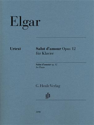 Edward Elgar: Salut d'Amour Op. 12 For Piano: Klavier Solo