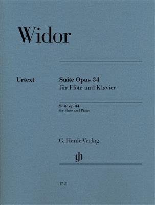 Charles-Marie Widor: Suite Opus 34 für Flöte und Klavier: Flöte mit Begleitung