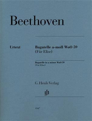 Ludwig van Beethoven: Für Elise: Klavier Solo