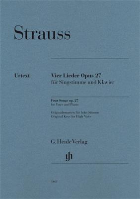 Richard Strauss: Four Songs Op. 27 For Voice and Piano: Gesang mit Klavier