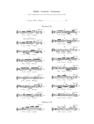Johann Sebastian Bach: Inventions And Sinfonias: Klavier Solo