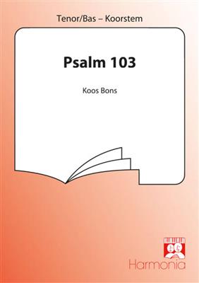 Koos Bons: Psalm 103: Männerchor mit Begleitung