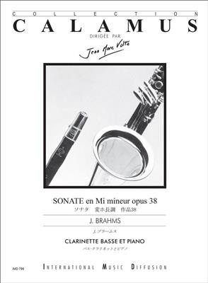 Johannes Brahms: Sonate en mi mineur op. 38: (Arr. J.M.M. Volta): Bassklarinette