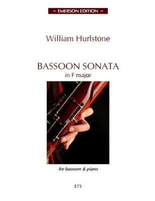 William Hurlstone: Sonata For Bassoon In F: Fagott mit Begleitung