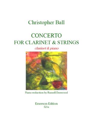 Christopher Ball: Concerto For Clarinet & Strings: Kammerensemble