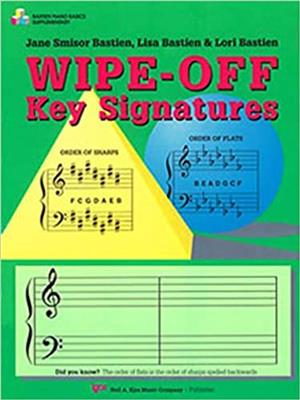 Bastien Piano Basics: Wipe-off Key Signatures