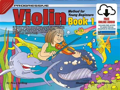 Progressive Violin Method for Young Beginners-Bk 1